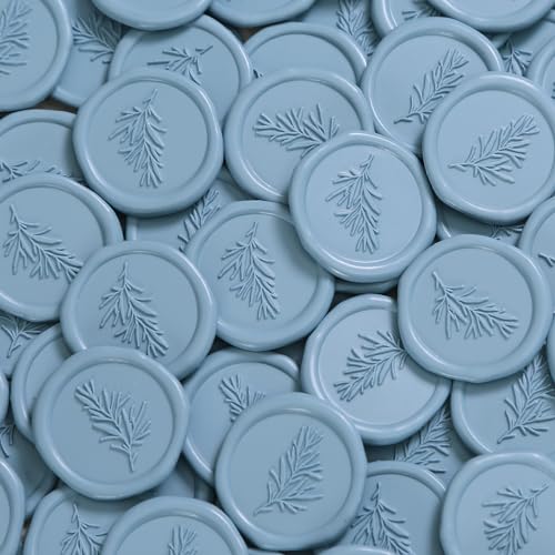 UNIQOOO Wachssiegel-Aufkleber, Rosmarin, Hochzeitseinladung, Umschläge, Siegelaufkleber, 100 Stück, selbstklebend, staubig, blau, perfekt für Einladungen, Umschläge, Geschenkverpackungen, Weihnachten UNIQOOO Wachssiegel-Aufkleber, Rosmarin, Hochzeitseinladung, Umschläge, Siegelaufkleber, 100 Stück, selbstklebend, staubig, blau, perfekt für Einladungen, Umschläge, Geschenkverpackungen, Weihnachten von UNIQOOO