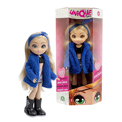 UNIQUE EYES, Puppe 25 cm – Amy, mit ihrem Blick Wer Suit The Augen, mit Kleidung, Spielzeug für Kinder ab 3 Jahren, MYM121 von Giochi Preziosi