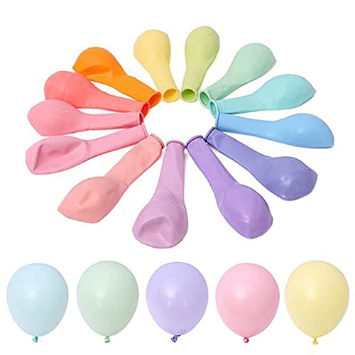 UNISHOP 100 bunte Luftballons aus Latex, für Partys, Dekoration für Feiern, Hochzeiten, Geburtstage von UNISHOP