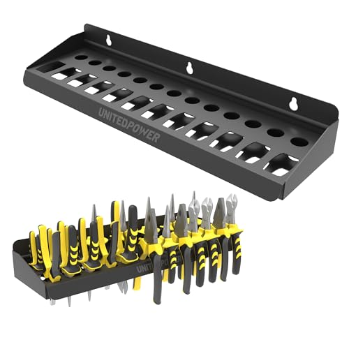 UNITEDPOWER Zangenhalter, Wandhalterung, Aufbewahrungsregal, Organizer für Werkstatt, Schuppen, Garage, Zuhause, für bis zu 12 Zangen oder kleine Werkzeuge, GW-POH01A UNITEDPOWER Zangenhalter, Wandhalterung, Aufbewahrungsregal, Organizer für Werkstatt, Schuppen, Garage, Zuhause, für bis zu 12 Zangen oder kleine Werkzeuge, GW-POH01A von UNITEDPOWER