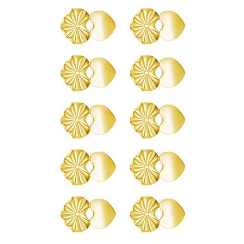 10 Stück Mehrzweck-Ohrstecker-Heberverschlüsse für schwere Ohrringe, gemischte Farben, große Ohrring-Verschlüsse 10 Stück Mehrzweck-Ohrstecker-Heberverschlüsse für schwere Ohrringe, gemischte Farben, große Ohrring-Verschlüsse von UNTERING