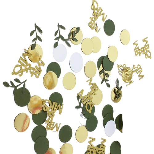 100 Stück Papier Blatt Konfetti Ringe Quick Setups Party Supplies für Festival Feier und Versammlungen Natürliches Thema Geburtstag Dekoration 100 Stück Papier Blatt Konfetti Ringe Quick Setups Party Supplies für Festival Feier und Versammlungen Natürliches Thema Geburtstag Dekoration von UNTERING