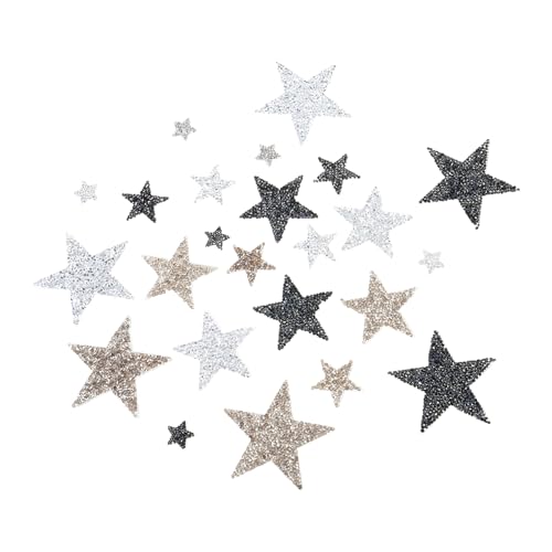 24 x Strass-Stern-Applikationen zum Aufbügeln für Kleidung, Kleid, Hosen, Jeans, Hut, Tasche, Kleidung, Verzierungen, dekoratives Aufbügeln 24 x Strass-Stern-Applikationen zum Aufbügeln für Kleidung, Kleid, Hosen, Jeans, Hut, Tasche, Kleidung, Verzierungen, dekoratives Aufbügeln von UNTERING