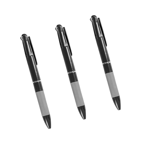 3/5/10 Stück mehrfarbiger Kugelschreiber, 3-farbiger Kugelschreiber, 0,7 mm Spitze für Farbcodierung, Journaling, Bürobedarf, mehrfarbig von UNTERING