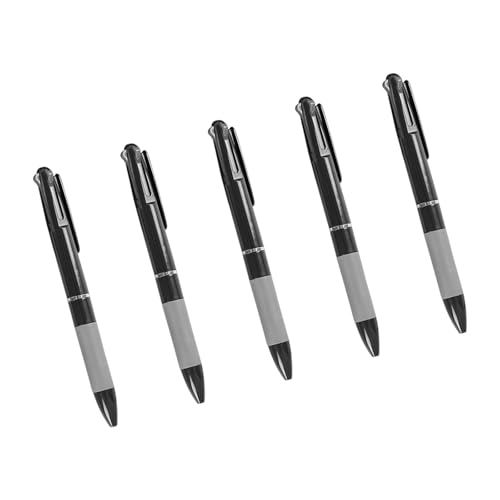 3/5/10 Stück mehrfarbiger Kugelschreiber, 3-farbiger Kugelschreiber, 0,7 mm Spitze für Farbcodierung, Journaling, Bürobedarf, mehrfarbig von UNTERING