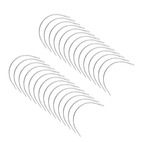 42–120 Stück gebogene Nadeln, Leder, Handnähen, gebogenes Weben für Lederprojekte, Teppiche, Leinwand, Reparatur, Lederhandwerksnadeln 42–120 Stück gebogene Nadeln, Leder, Handnähen, gebogenes Weben für Lederprojekte, Teppiche, Leinwand, Reparatur, Lederhandwerksnadeln von UNTERING