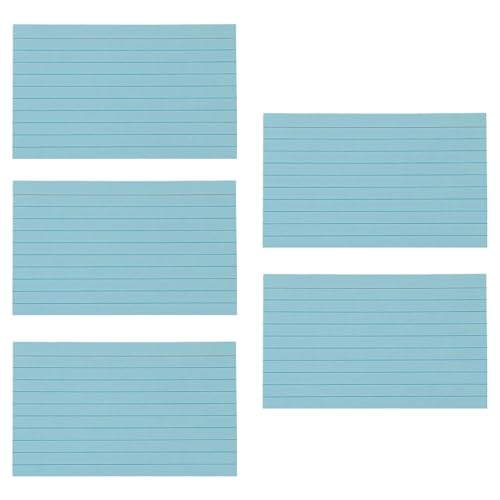 Buntes Notizpapier, 7,6 x 12,7 cm breit, liniert, zum Schreiben, Notizen, Tagebuch, Lernkarten, Notizkarten, Karteikarten für Prüfungen, 250 Blatt von UNTERING