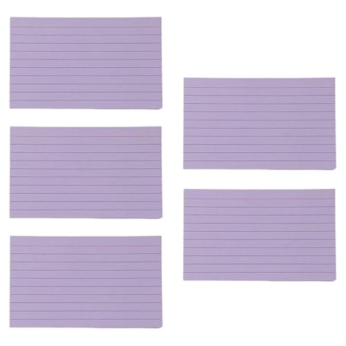 Buntes Notizpapier, 7,6 x 12,7 cm breit, liniert, zum Schreiben, Notizen, Tagebuch, Lernkarten, Notizkarten, Karteikarten für Prüfungen, 250 Blatt von UNTERING