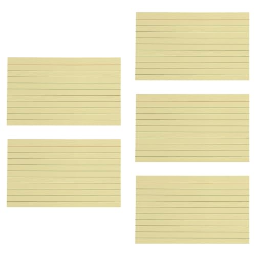 Buntes Notizpapier, 7,6 x 12,7 cm breit, liniert, zum Schreiben, Notizen, Tagebuch, Lernkarten, Notizkarten, Karteikarten für Prüfungen, 250 Blatt von UNTERING