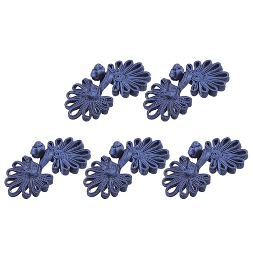 Cheongsam-Knöpfe, chinesische Verschlüsse, Knoten, Nähverschlüsse, für Umhänge, Cheongsam-Verschluss, Knöpfe, Nähverschlüsse, Knoten, 5 Paar von UNTERING