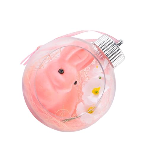 Dekofigur aus transparentem Acryl, Baumschmuck, Frühlingsfest, Hasen, hängende Dekoration für Feiertage, Partys, Tafelaufsätze Dekofigur aus transparentem Acryl, Baumschmuck, Frühlingsfest, Hasen, hängende Dekoration für Feiertage, Partys, Tafelaufsätze von UNTERING