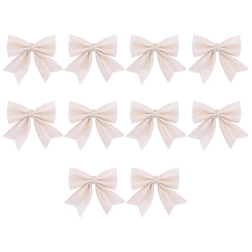 Dekorativer Anhänger mit Nieten, zarte Schleife, Weihnachtsbaumschmuck für festliche Heimdekoration, Festival-Ornament Dekorativer Anhänger mit Nieten, zarte Schleife, Weihnachtsbaumschmuck für festliche Heimdekoration, Festival-Ornament von UNTERING