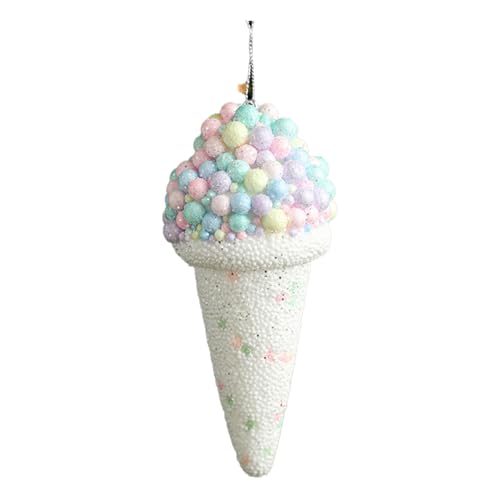 Eiscreme-Hängeornament, Weihnachtsbaum, hängende Dekoration für Weihnachtsfeier, Tafelaufsätze, abgestufte Tablett-Dekoration, kleiner Anhänger Eiscreme-Hängeornament, Weihnachtsbaum, hängende Dekoration für Weihnachtsfeier, Tafelaufsätze, abgestufte Tablett-Dekoration, kleiner Anhänger von UNTERING