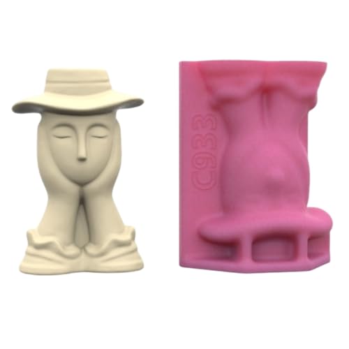 Mehrzweck-Formen für Heimdekorationen, Bastelarbeiten, Beton, Vasen und abstrakte Figuren, Skulpturen, Epoxidharz von UNTERING