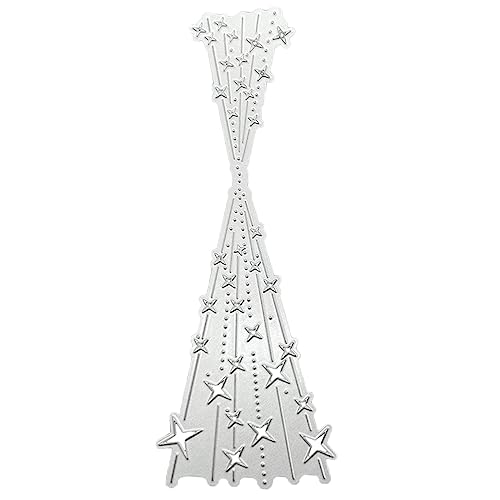 Metall-Stanzschablone, viereckig, Stern, Karbonstahl, Prägeschablone, Scrapbooking, für Karten, Stanzformen aus Metall von UNTERING