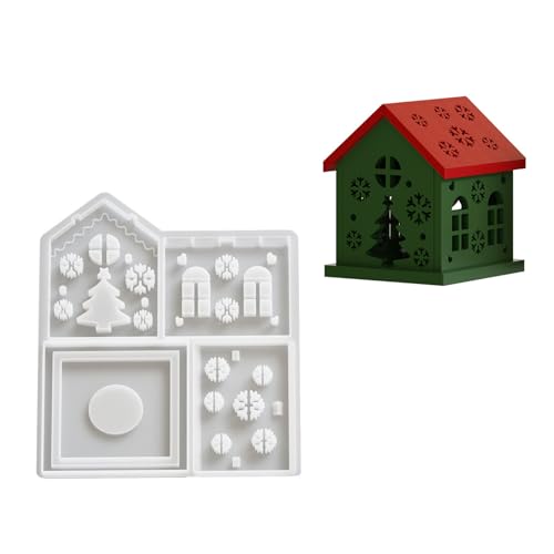 Multifunktionale Silikonformen, Nachtlichtständer, Hausform, Basteln, Epoxidharz, Ornamente, Hausformen von UNTERING