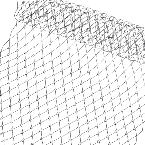 Netzstoff zum Nähen und Nähen, Stretch-Mesh für Weihnachtsfeier, Perlenschleier, Tüll, Gaze-Schleier, Vintage-Netz-Applikation, Haar-Fascinator-Zubehör von UNTERING