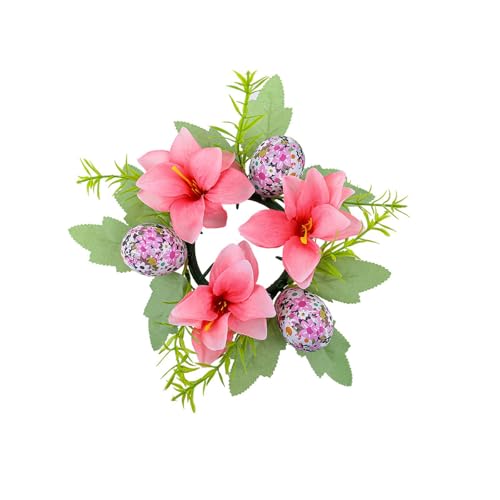 Ringkranz für Säulen, Weinflaschen, Tür, Frühling, Party, Tischdekoration, Frühlingskranz, 4 Stück Ringkranz für Säulen, Weinflaschen, Tür, Frühling, Party, Tischdekoration, Frühlingskranz, 4 Stück von UNTERING