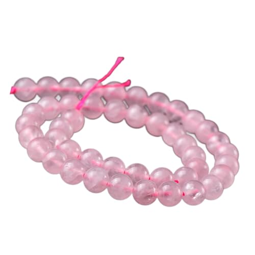 Rosenquarz-Bastelperlen, einheitliche Größe für Armbänder, Halsketten, Schmucksteine, Perlen Rosenquarz-Bastelperlen, einheitliche Größe für Armbänder, Halsketten, Schmucksteine, Perlen von UNTERING