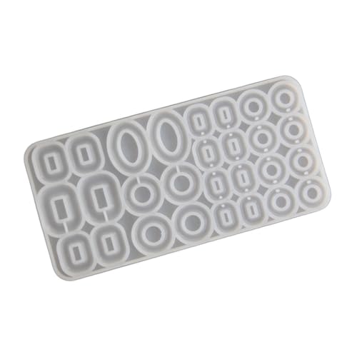 Silikon-Schlüsselanhänger-Formen, lustige Multi-Ring-Form, Ohrringe und Anhänger, Silikon-Textur, ideal für Schmuckherstellung, einzigartige Mode-Accessoires von UNTERING