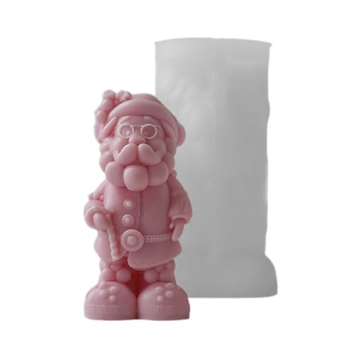 Silikonform für Weihnachten, Weihnachtsmann, Aromatherapie, handgefertigt, Seife, Gips, Urlaubsdekoration, Zubehör von UNTERING