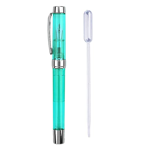 Transparenter bunter Füllfederhalter, Geschenk, Schreibstift für Feder, großes Fassungsvermögen, passend für Kinder, Kalligraphie, Kunst, Signa, Füllfeder-Set mit Federn, Patrone, nachfüllbar, für Transparenter bunter Füllfederhalter, Geschenk, Schreibstift für Feder, großes Fassungsvermögen, passend für Kinder, Kalligraphie, Kunst, Signa, Füllfeder-Set mit Federn, Patrone, nachfüllbar, für von UNTERING