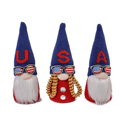 UNTERING 3 leichte Unabhängigkeitstag-Puppen, attraktives Aussehen, schöne Zwerge, Cartoon, Unabhängigkeitstag, Party-Dekorationen UNTERING 3 leichte Unabhängigkeitstag-Puppen, attraktives Aussehen, schöne Zwerge, Cartoon, Unabhängigkeitstag, Party-Dekorationen von UNTERING