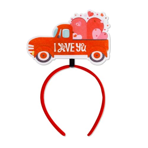 UNTERING Modischer Valentinstag-Kopfschmuck, stilvolles Haarband, Schmuck für Party, Bühnenauftritte, Kopfbedeckung, Ornament, Valentinstag, Freundin von UNTERING