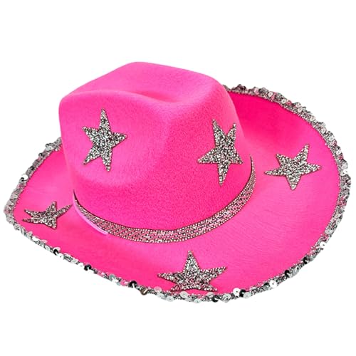 UNTERING Porkpie Hut mit Schmucksteinen besetzt, schwerer Kristall, Panama-Überraschung, für Mädchen, Jungen, Braut, für Karneval, Musikfestival, Cowgirl-Hüte für Damen UNTERING Porkpie Hut mit Schmucksteinen besetzt, schwerer Kristall, Panama-Überraschung, für Mädchen, Jungen, Braut, für Karneval, Musikfestival, Cowgirl-Hüte für Damen von UNTERING