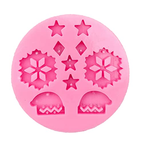 Weihnachtsbaum-Schneeflocken-Ohrringe, Epoxidharz-Form, Halskettenanhänger, Silikon-Schmuck, Ornamente, Gießwerkzeuge, Form-Set Weihnachtsbaum-Schneeflocken-Ohrringe, Epoxidharz-Form, Halskettenanhänger, Silikon-Schmuck, Ornamente, Gießwerkzeuge, Form-Set von UNTERING