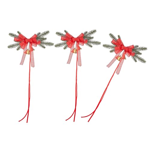 Weihnachtsstuhl-Rückenlehne, Blumendekoration, Weihnachtsfest, Blumendekoration zur Verbesserung der Party-Umgebung Weihnachtsstuhl-Rückenlehne, Blumendekoration, Weihnachtsfest, Blumendekoration zur Verbesserung der Party-Umgebung von UNTERING