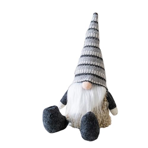 Weihnachtswichtel mit langem Hut, saisonale Zwergen-Kollektion, elegante Spielzeugfiguren ohne Gesicht, einzigartige Zwergpuppen ohne Gesicht, mit langem Hut für saisonale Kaminsims Weihnachtswichtel mit langem Hut, saisonale Zwergen-Kollektion, elegante Spielzeugfiguren ohne Gesicht, einzigartige Zwergpuppen ohne Gesicht, mit langem Hut für saisonale Kaminsims von UNTERING