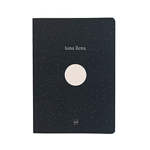 UO Notizbuch A5 Zwei Seiten des Mondes, weißer Einband, geklebt, gepunktet, Papier 90 g, 120 Seiten UO Notizbuch A5 Zwei Seiten des Mondes, weißer Einband, geklebt, gepunktet, Papier 90 g, 120 Seiten von UO