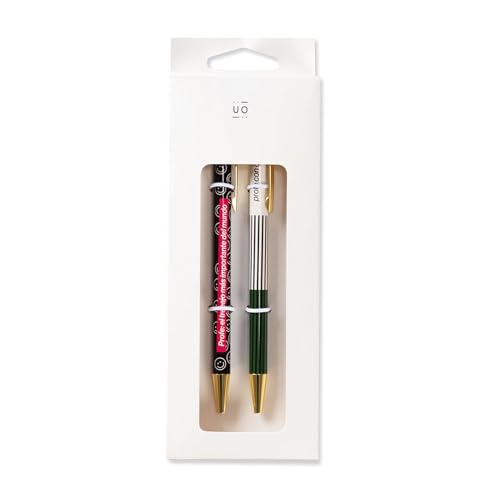 UO Profe Kugelschreiber, nachfüllbar, 2 Stück, blaue und schwarze Tinte UO Profe Kugelschreiber, nachfüllbar, 2 Stück, blaue und schwarze Tinte von UO