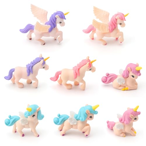 8 Stück Einhorn Deko Torte, Einhorn Figuren, Torten Dekoration Für Einhorn, Minifiguren Einhorn Tortendeko Geburtstag für Mädchen Desktop-, Bücherregal-, Geburtstagsfeier-, Cake Topper Dekoration 8 Stück Einhorn Deko Torte, Einhorn Figuren, Torten Dekoration Für Einhorn, Minifiguren Einhorn Tortendeko Geburtstag für Mädchen Desktop-, Bücherregal-, Geburtstagsfeier-, Cake Topper Dekoration von UOCAI