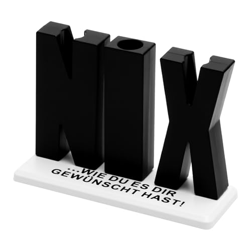NIX Geldgeschenk Lustige 3D Buchstaben mit Geldversteck Originelles Geschenk für Männer & Frauen zum Geburtstag 3D Buchstaben mit Loch für Geldscheine Kreative Geschenkidee Kreatives Geburtstagsgesche von UOCAI