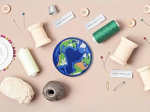 4 Stücke Von Gestickten Stoffflecken, Kreativen Und Personalisierten Stoffflecken, Kleiderpflaster, Bügelflecken Und Kleidungsdekorationen. 4 Stücke Von Gestickten Stoffflecken, Kreativen Und Personalisierten Stoffflecken, Kleiderpflaster, Bügelflecken Und Kleidungsdekorationen. von UOPJDD