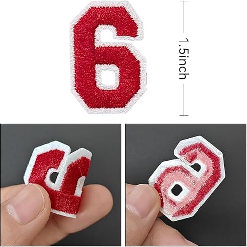 72 Stücke Digitaler Buchstabenkleidung, Diy -Kleiderdekoration, Bügeltuchfleck, Geeignet Für Hüte, Taschen Und Kleidung. von UOPJDD
