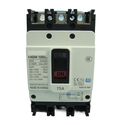 UOUOBEAR Marine Circuit Breakers HGM100L 75A for Marine Electrical Applications von UOUOBEAR