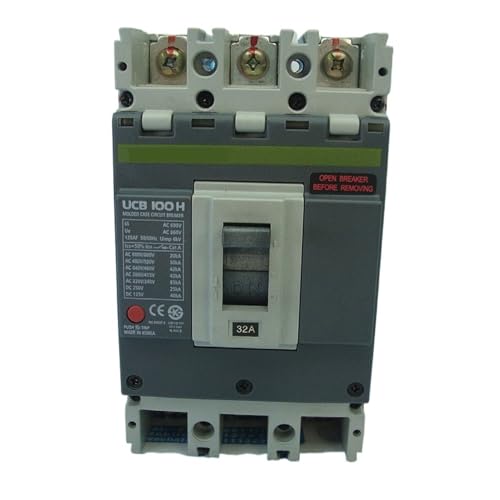 UOUOBEAR Marine Circuit Breakers UCB100H 3P 32A + Release SHT-12FG AC220V for Marine Electrical Applications von UOUOBEAR