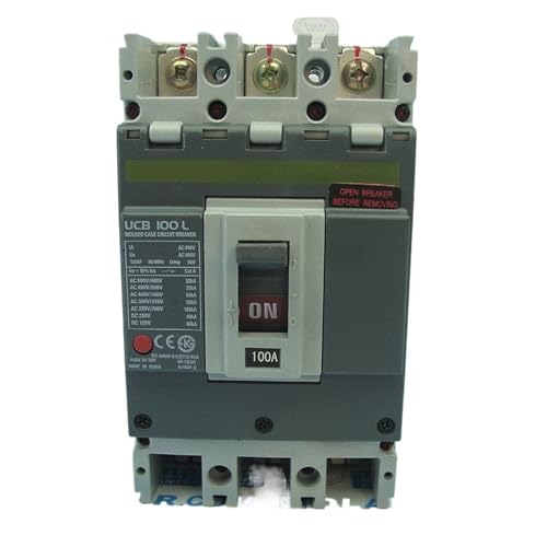 UOUOBEAR Marine Circuit Breakers UCB100L 3P 100A Plug-in for Marine Electrical Applications von UOUOBEAR