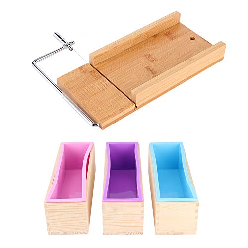 UPALDHOU 1200 Ml Seifenschimmel Holzkastenset mit Skala Seifenschneider Küchen Backwerkzeug Zum Herstellen von Enthusiasten UPALDHOU 1200 Ml Seifenschimmel Holzkastenset mit Skala Seifenschneider Küchen Backwerkzeug Zum Herstellen von Enthusiasten von UPALDHOU