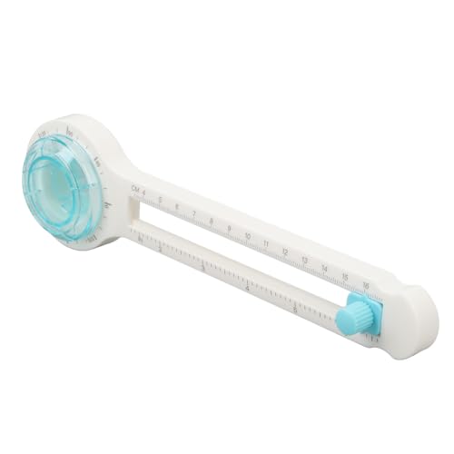 UPALDHOU 360 -Grad -Rotation Rundpapier Cutter Handgefertigtes Werkzeug für Papier Sammelalbumkarten, Einfach zu Bedienende Kreisförmige Trimmer von UPALDHOU