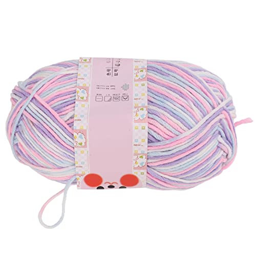 UPALDHOU 6-Strang Blütenfarbe Milch Baumwollgarn Handgefertigtes Strickgarn für -handwerkste Szenarien UPALDHOU 6-Strang Blütenfarbe Milch Baumwollgarn Handgefertigtes Strickgarn für -handwerkste Szenarien von UPALDHOU
