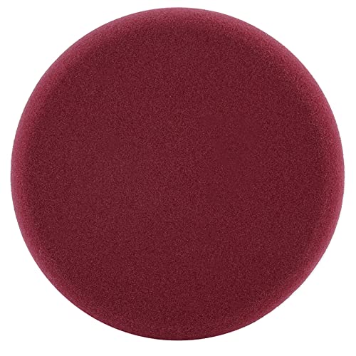 UPALDHOU 6 -Zoll -Polierschwamm Pad 15 Cm Buffing Pad Wachskissen für Autospolierer mit Schraubenloch M14 Waschbar Wiederverwendbares Schwarzer Gelber Wein Rot (WINE RED) von UPALDHOU