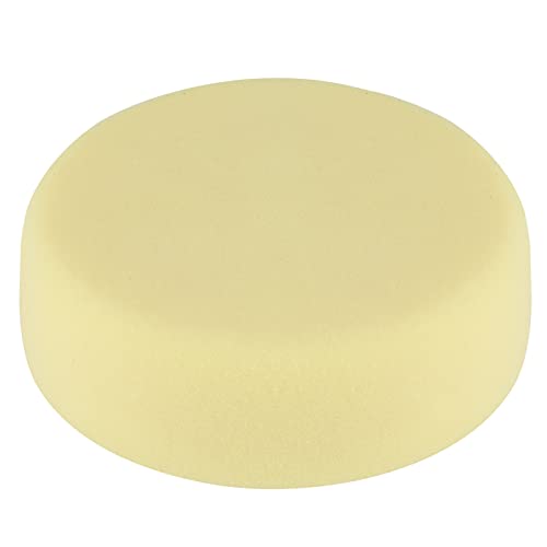 UPALDHOU 6 -Zoll -Polierschwamm Pad 15 Cm Buffing Pad Wachskissen für Autospolierer mit Schraubenloch M14 Waschbar Wiederverwendbares Schwarzer Gelber Wein Rot (YELLOW) von UPALDHOU