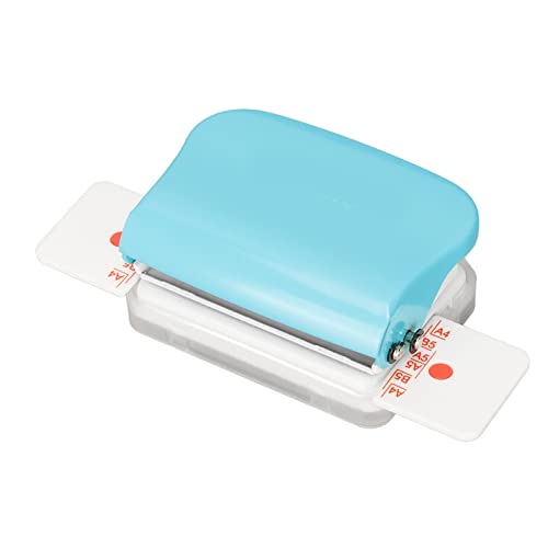 UPALDHOU Praktisches 6 -Löcher -Handbuch Bindmaschinen Buch Binder Stanzwerkzeug für Home Office mit Premium Legierung und ABS Material (hellblau) von UPALDHOU