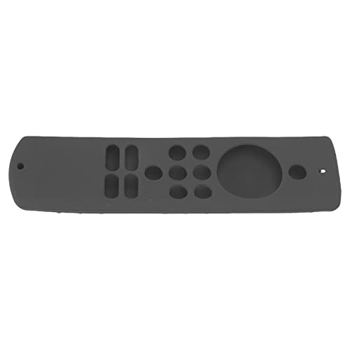 UPALDHOU Stoßdicht von Silikon Fernbedienungsschutzabdeckung mit Lanyard für Fire TV Stick Lite, Anti -Slip -Schutzhülle (Dunkelgrau) von UPALDHOU