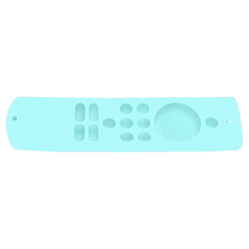 UPALDHOU Stoßdicht von Silikon Fernbedienungsschutzabdeckung mit Lanyard für Fire TV Stick Lite, Anti -Slip -Schutzhülle (Minzgrün) von UPALDHOU