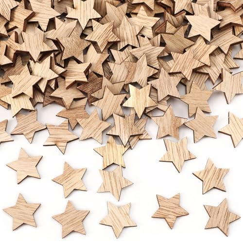 UPINS Holzsterne Klein, 200 Stück Holzsterne Streudeko 2cm Holzsterne zum Basteln Holz Stern für Weihnachten Hochzeit Geburtstag Tischdeko UPINS Holzsterne Klein, 200 Stück Holzsterne Streudeko 2cm Holzsterne zum Basteln Holz Stern für Weihnachten Hochzeit Geburtstag Tischdeko von UPINS